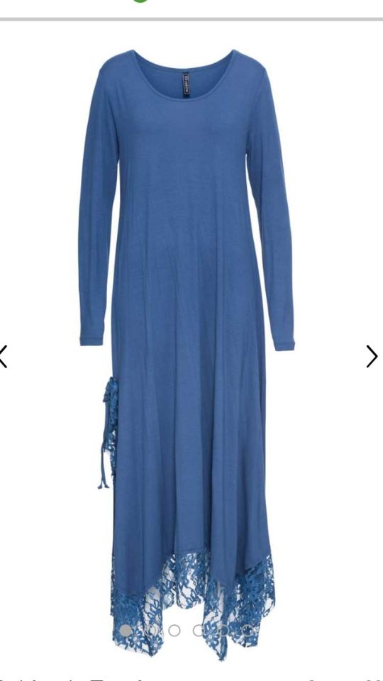 blau Bonbrix bpc Kleid mit Tasche und Spitze Maxikleid in Jarplund-Weding