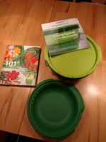 Tupperware Mikro Gourmet Dampfgarer Kochbuch grün Set Hessen - Edermünde Vorschau