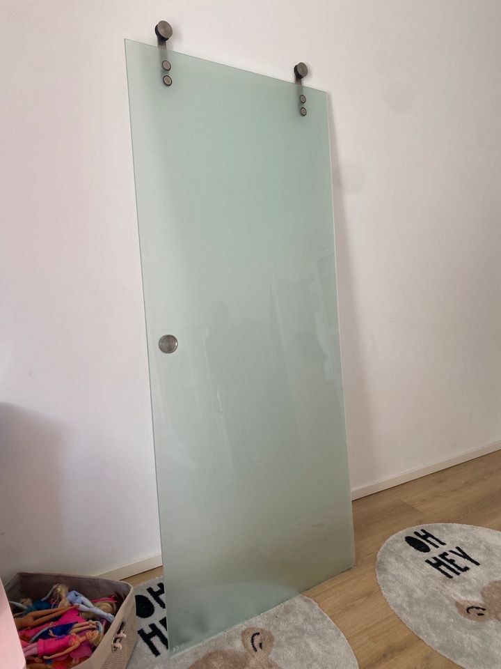 Glasschiebetür aus Edelstahl 90x205 in Solingen