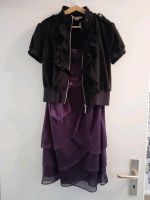 Abendkleid mit Jäckchen Ballkleid Abiball violett lila schwarz Mülheim - Köln Dünnwald Vorschau