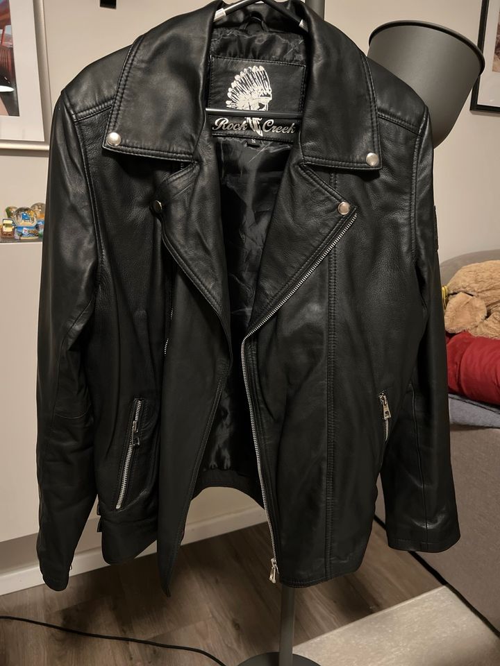 Rock Creek Lederjacke Bikerjacke Schafsleder Neuwertig 80er Rock in Berlin