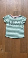 Mango T-Shirt "HELLO" weiß grün rosa gestreift Pailletten 140 TOP Nordrhein-Westfalen - Mönchengladbach Vorschau