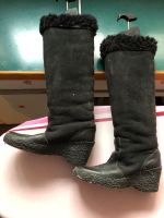 Hohe Winterstiefel, Overknees, Wildleder, Damen, Größe 36 Nürnberg (Mittelfr) - Mitte Vorschau