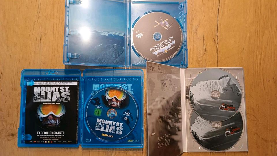 DVD Blue Ray Set 3 Stück Snowboard & Freestyle Ski in Kiefersfelden