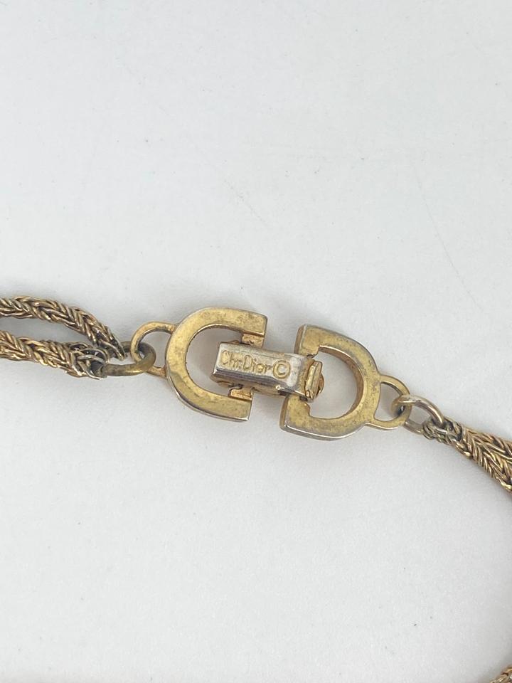 * CHRISTIAN DIOR HALSKETTE KETTE SEEPFERDCHEN VINTAGE VERGOLDET in Berlin