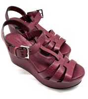 Lena Milos Damenschuhe Sandalen Weinrot Rot 39 Pumps Frauen Baden-Württemberg - Auggen Vorschau