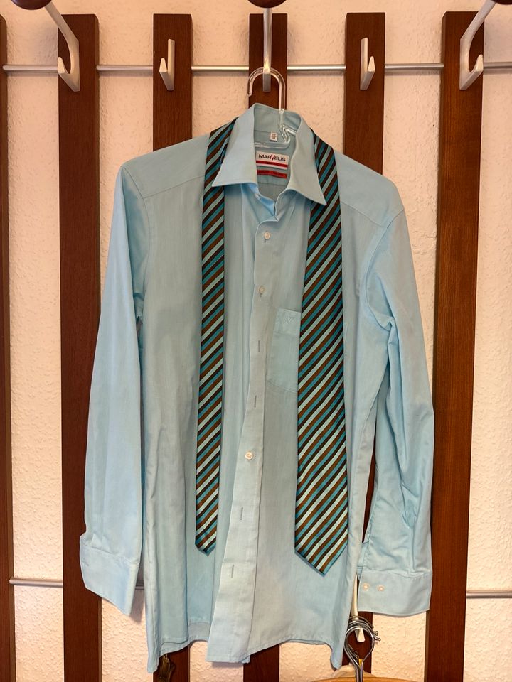 Marvelis Herrenhemd Mintgrün mit Krawatte in Diepholz