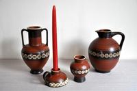 Keramik-Set, Vasen, Kerzenständer, Krug, Rheinsberg, DDR Sachsen-Anhalt - Zeitz Vorschau