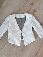 Only schicke weiße Kurzjacke 3/4 Arm 38 40 Bayern - Weidenbach Vorschau