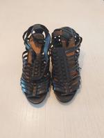 Clarks softwear Absatz Sandalen 38 5 1/2 schwarz Leder Niedersachsen - Oldendorf (Landkreis Stade) Vorschau