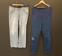 Umstandshose Jeans Denim blau Gr. 40/42 Schleswig-Holstein - Itzehoe Vorschau