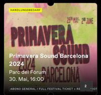Primavera Sound Barcelona 2024 / 2 Full Festival Tickets / 3 days Essen - Rüttenscheid Vorschau