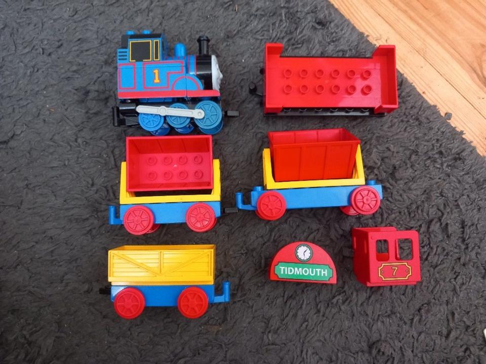 Lego Duplo Eisenbahn grosses Set 50 Schienen Brücke Lok Wagen in Itzehoe