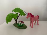 Playmobil rosa Einhorn mit Baum und Blumen Dresden - Kleinzschachwitz Vorschau