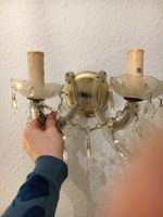 Wandlampe mit Kristallen Leipzig - Sellerhausen-Stünz Vorschau