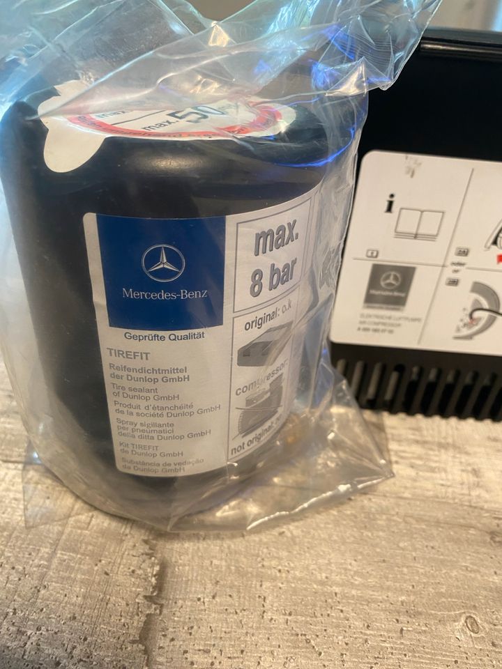 Mercedes Füllkompressor Pannenset Tirefit Reifendichtmittel in Krefeld