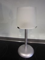 Teelichthalter, Leuchter  Fuß H. 24 cm silber Metall + Glas Bayern - Mömlingen Vorschau