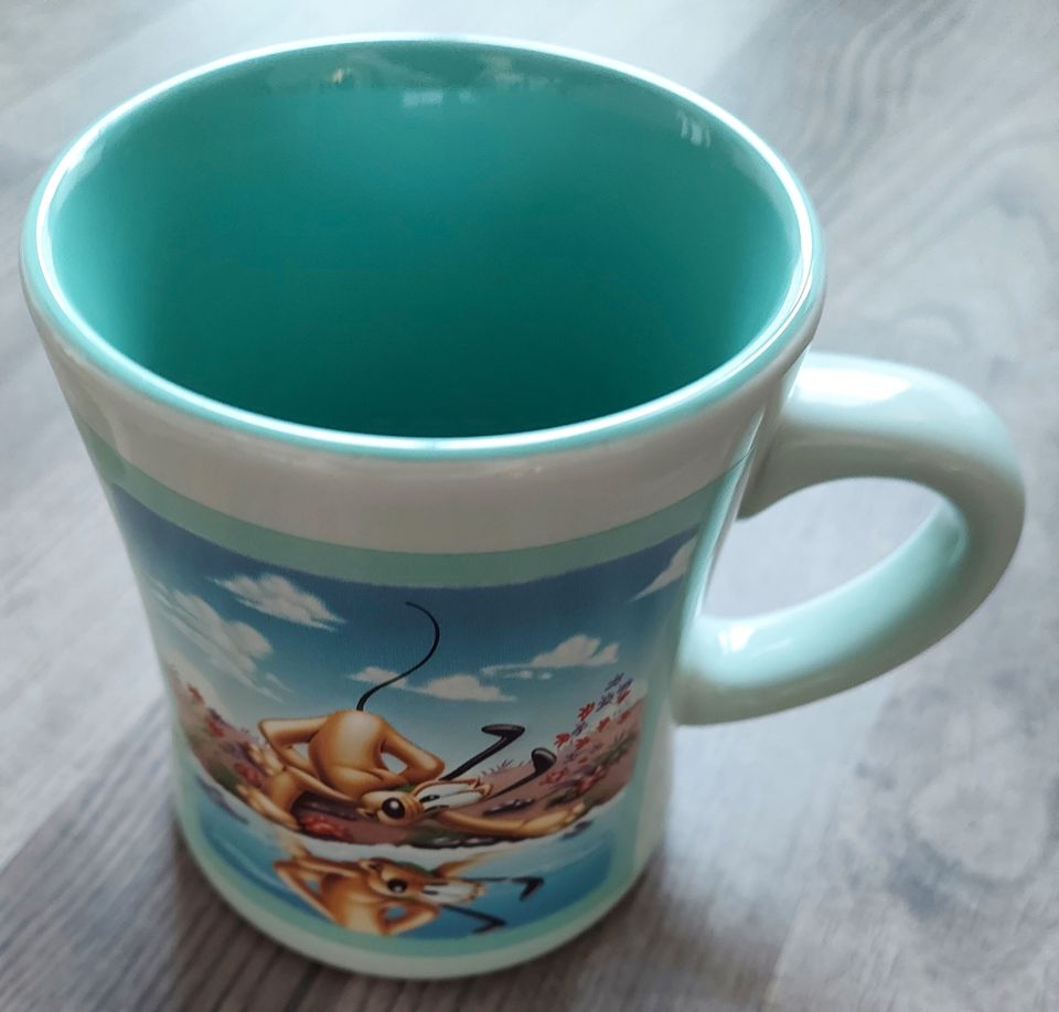 Disney "Pluto" Becher Tasse Mug Cup Rarität Retro in Marschacht