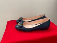 Bally Ballerinas Blau Gold Echtleder Schick Luxus 36 NEU Schön Baden-Württemberg - Mannheim Vorschau