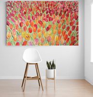 Akrylgemälde_Leinwand. 120x80 cm_Tulpen Düsseldorf - Pempelfort Vorschau