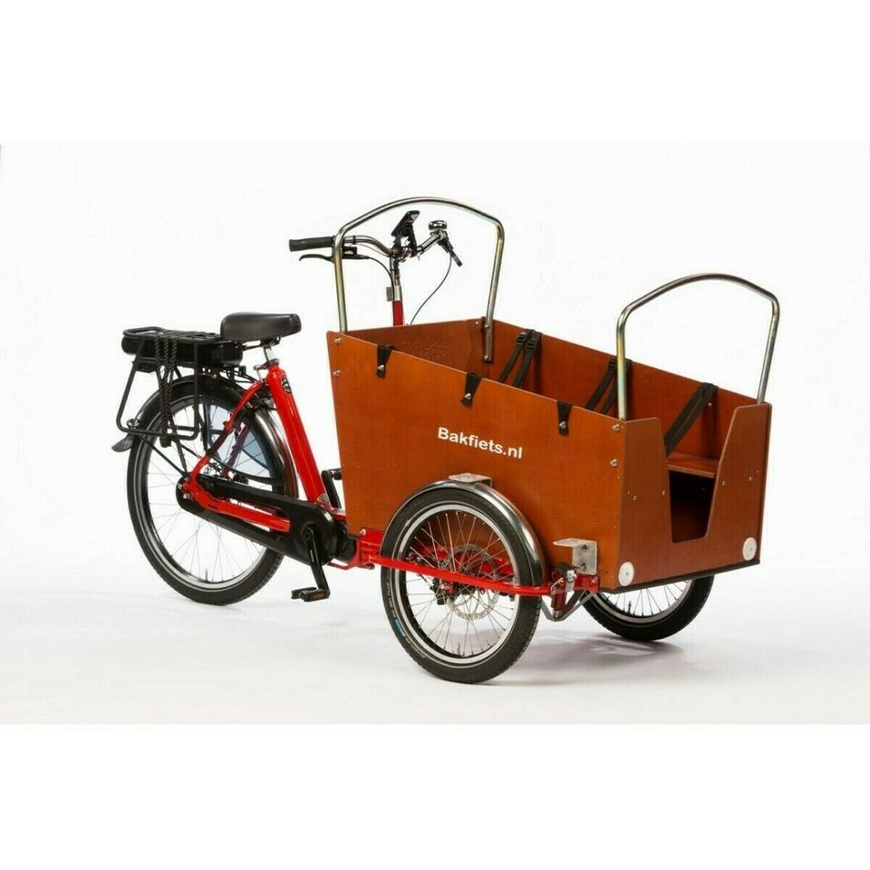 NEU Bakfiets Daycare-E Lastenrad Kindertransport Cargobike Rad in Ahnsen