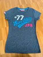 Vintage Superdry T-Shirt S grau-blau-weiß Nordrhein-Westfalen - Mönchengladbach Vorschau