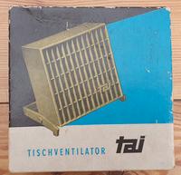 DDR Ventilator Lüfter Tischventilator tai original Karton 2 Stufe Sachsen-Anhalt - Thale Vorschau