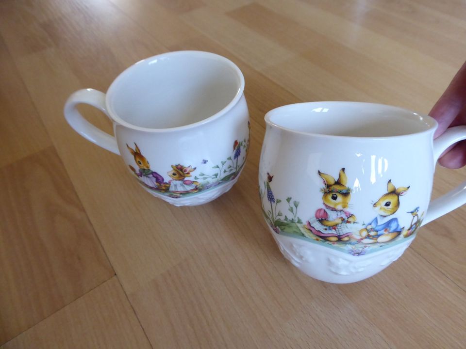 2 x Villeroy & Boch Spring Fantasy Becher mit Henkel Blumenwiese in Osnabrück