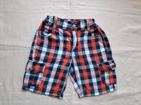 Topolino Shorts, kurze Hose, Gr. 104, orange, dunkelblau kariert Dortmund - Hombruch Vorschau