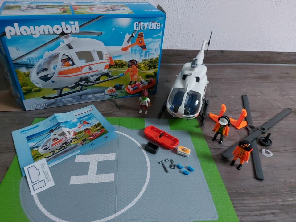 Playmobil Notarzt Hubschrauber in Greiz