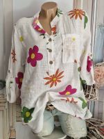 Bluse hinten länger Tunika 38 40 42 weiss floral NEU Italy Mode Nordrhein-Westfalen - Mönchengladbach Vorschau