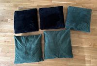 Kissen schwarz grün Khaki 45x 45cm Kr. München - Haar Vorschau