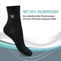 Silber Socken Medsilver extra, Gr 41-47, 2 Paar, schwarz Frankfurt am Main - Griesheim Vorschau