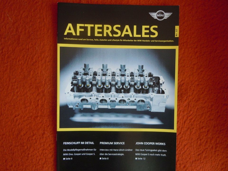 MINI Aftersales Nr. 07 Broschüre Heft Prospekt 2004 Informationen in Aachen