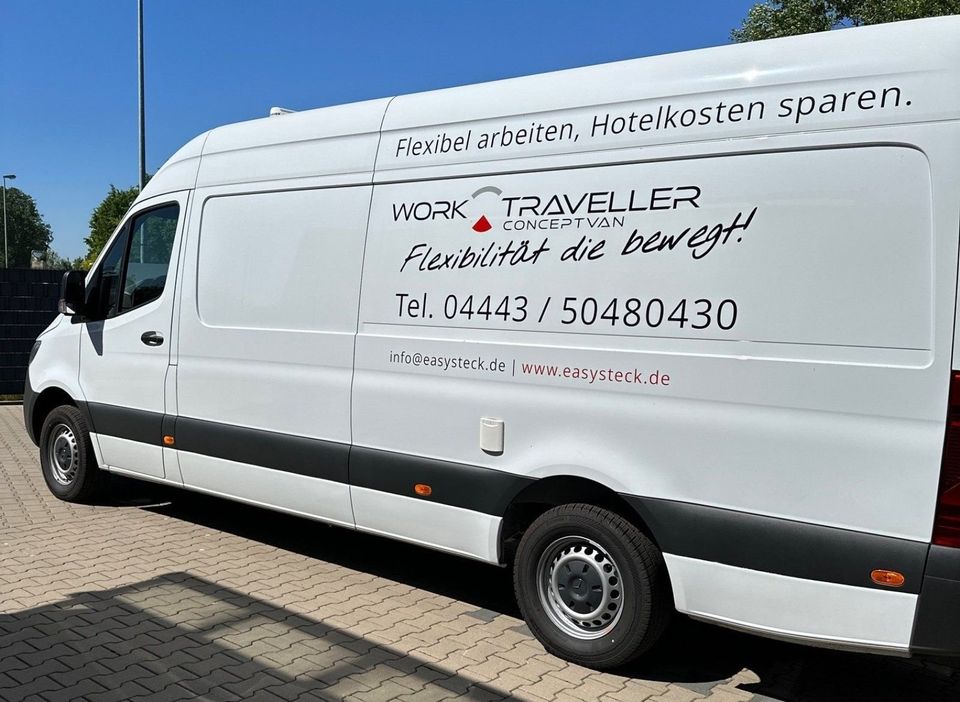 Worktraveller Conceptvan auf Mercedes Sprinter Basis – Jetzt mieten!  in Dinklage