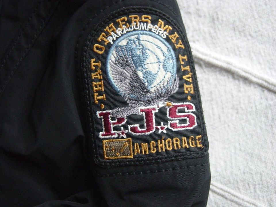 Parajumpers, Daunen Parka, Kurzmantel, Kapuze,schwarz,Gr.M,38 in München