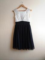 Zweifarbiges Cocktailkleid  Gr S / 36 Hessen - Mörfelden-Walldorf Vorschau