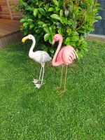 2x Flamingo Blech Figuren Deko Garten Pink und Rosa Bayern - Landau a d Isar Vorschau