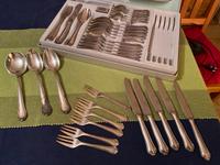 Altes 33 teiliges Besteckset versilbert Hartglanz 90 Bochum - Bochum-Ost Vorschau