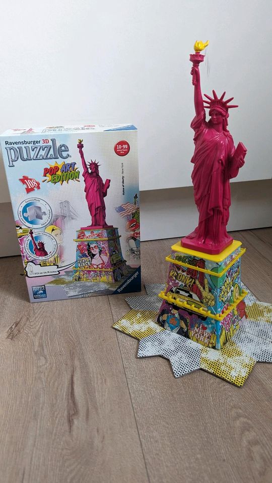 Freiheitsstatue 3D Puzzle Pop Art Edition vollständig in Solingen