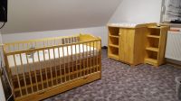 Set Babybett / Kinderbett 70x140 Wickeltisch Kommode Natur Holz Brandenburg - Guben Vorschau