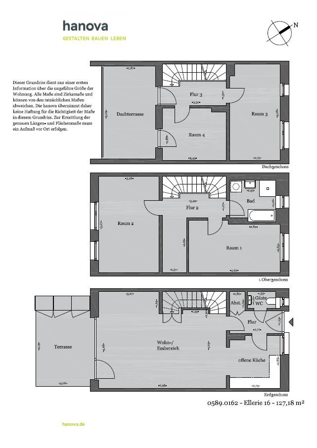Kronsrode B7: TownHouses 5-6 Zimmer 127-147 m² verschiedene Varianten in Hannover