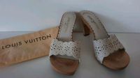 Louis Vuitton Sandalen Clogs weiß 39 ORIGINAL Nordrhein-Westfalen - Erkelenz Vorschau