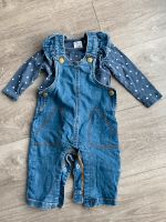 Set Latzhose Jeans Pullover blau Punkte 62/68 Nordrhein-Westfalen - Radevormwald Vorschau