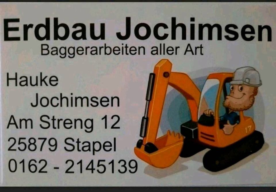 ✴️  Minibagger/Baggerfahrer/Erdarbeiten/Baggerarbeiten in Rendsburg