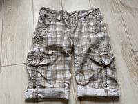 Soccx kurze Hose Shorts Bermudas weiß beige grau kariert Gr. S Sachsen - Weinböhla Vorschau