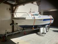 Kajütboot, Gleiter, Wayer 430 (wie Quicksilver) inkl. Trailer Parchim - Landkreis - Lübz Vorschau
