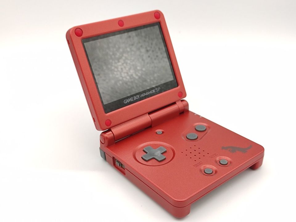 Nintendo GameBoy Advance SP IPS v2 MOD Groudon Rot Pokemon in Twistringen