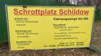 Ankauf von Schrott / NE - Metalle / Altpapier mit Fahrzeugwaage Brandenburg - Schildow Vorschau