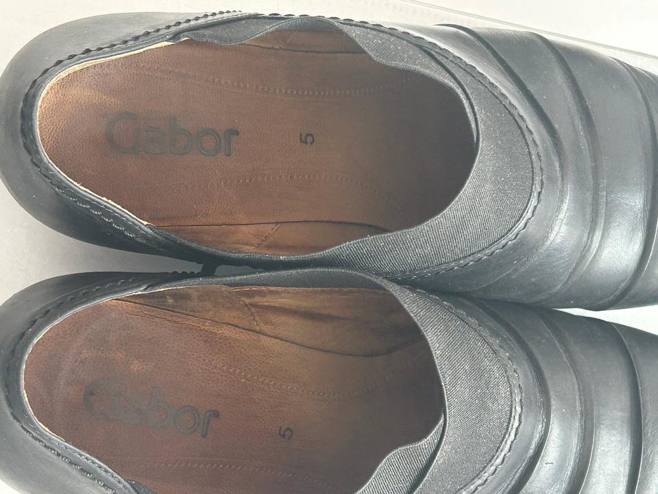 Gabor Leder Stiefelette Stiefel Boots Gr. 38 schwarz 24,-€ in Moers